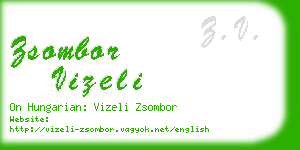 zsombor vizeli business card